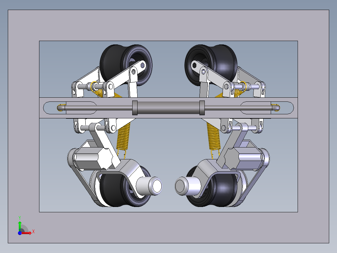 多滚轮抱缆机构