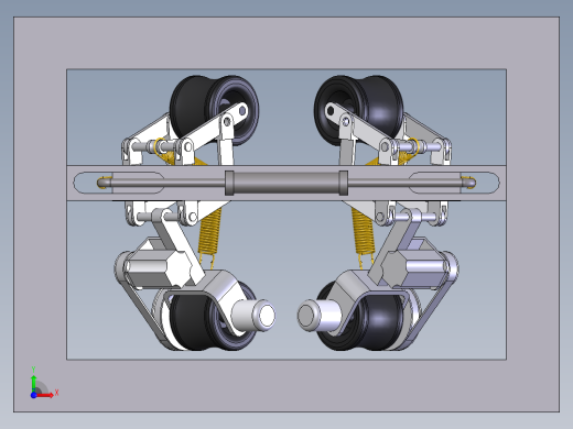 多滚轮抱缆机构