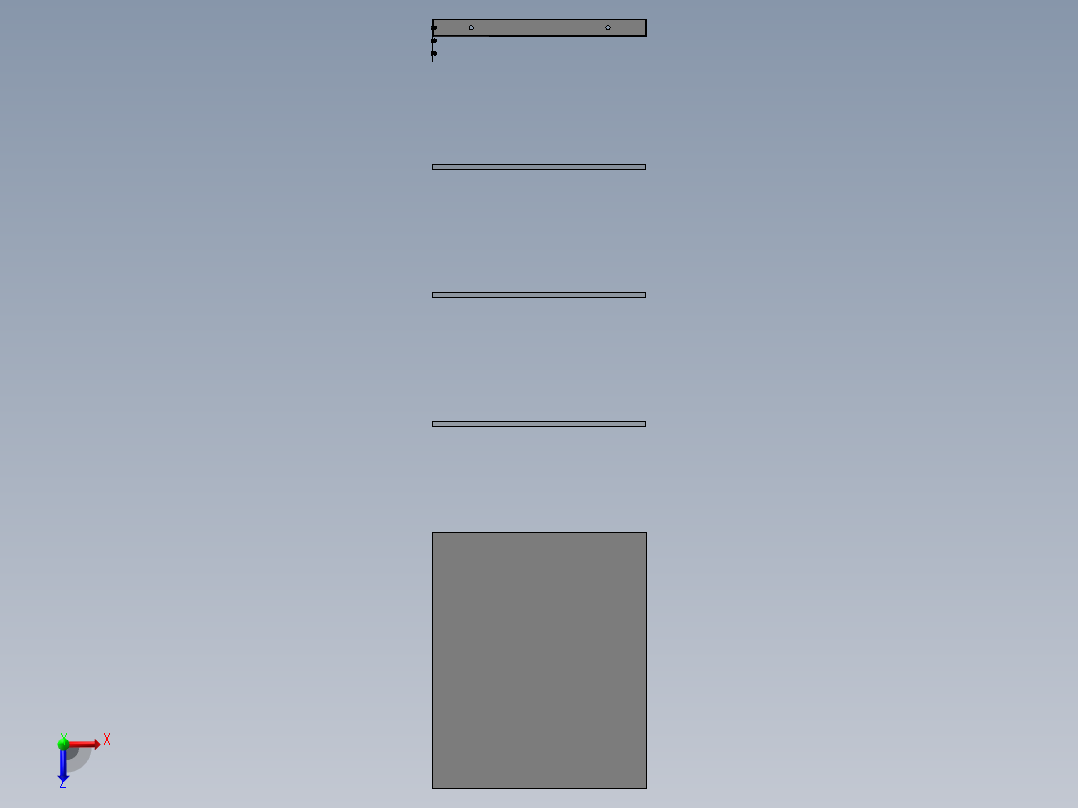 货架、商场货架柜后视图