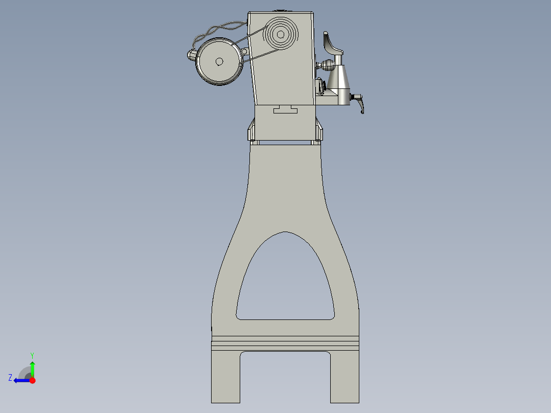 A2004495-JET 木工车床右视图