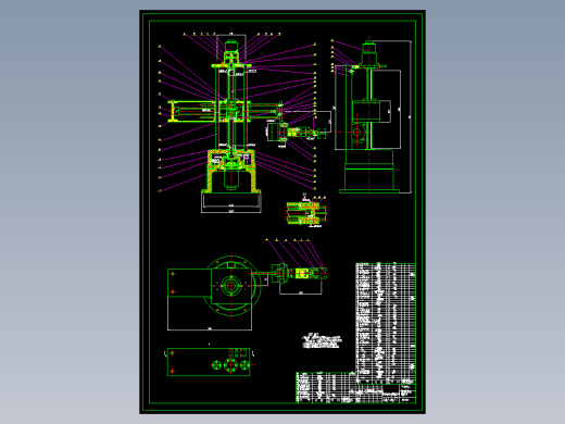 四自由度棒料搬运机械手设计[圆柱坐标型 2KG] 气动机械手 137173