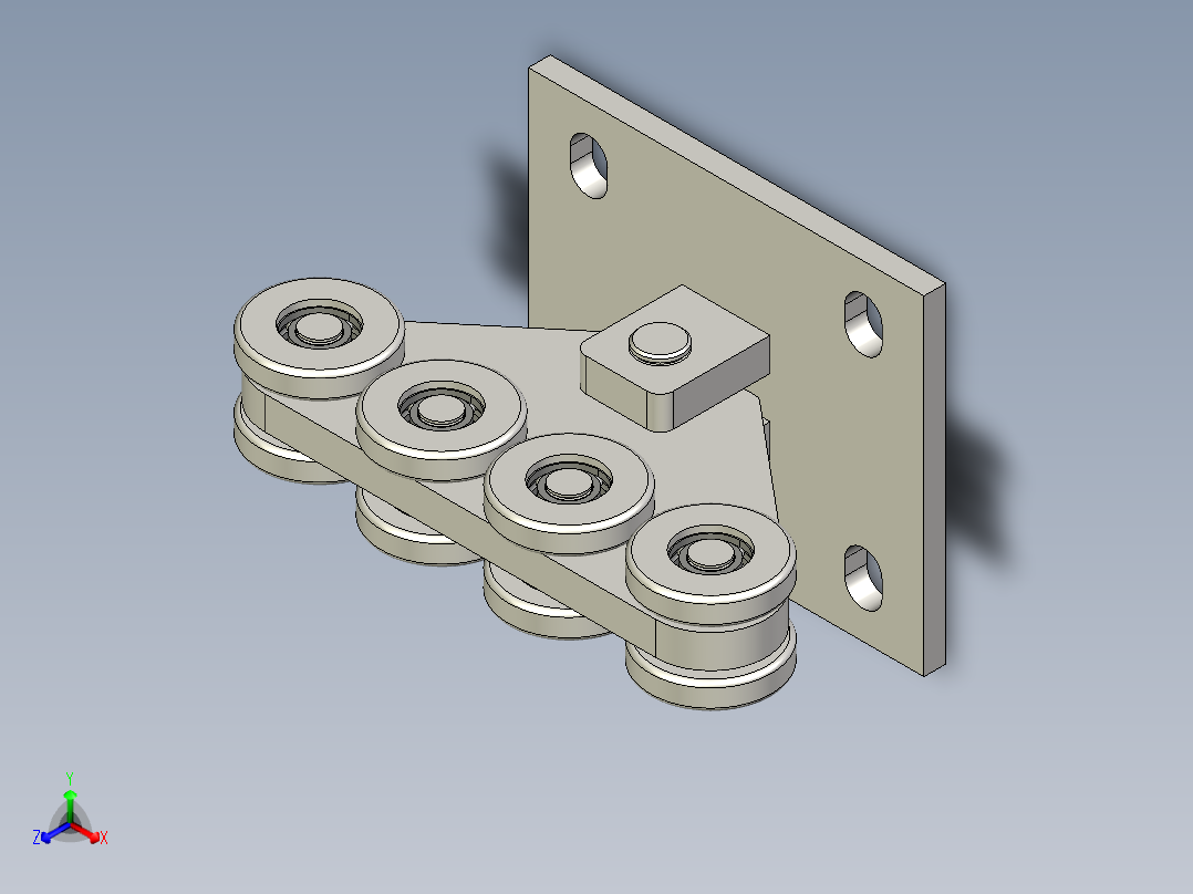 A0003187-8轮悬臂门轨道