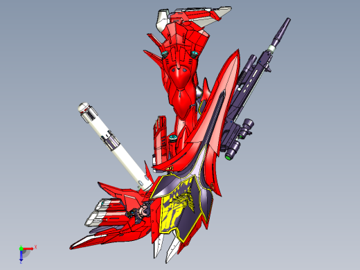 机动战士高达独角兽MSN-06S俯视缩略图