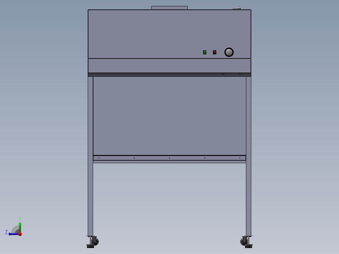 洁净工作台前视图