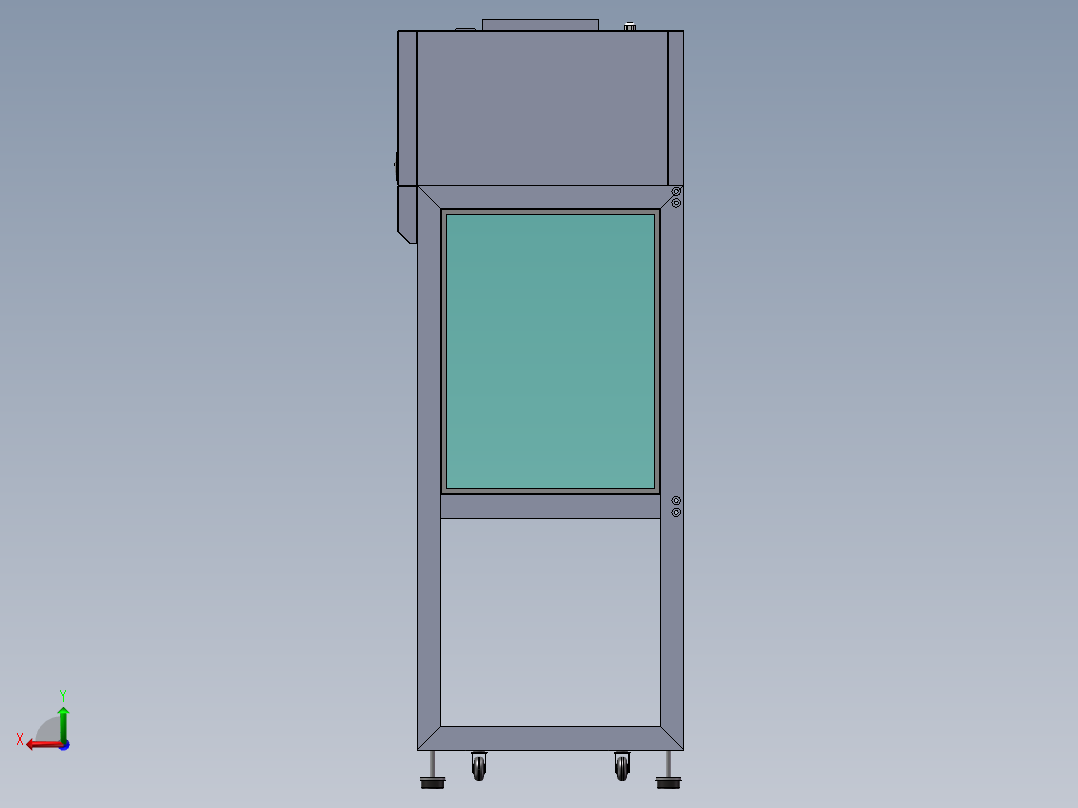 洁净工作台右视图