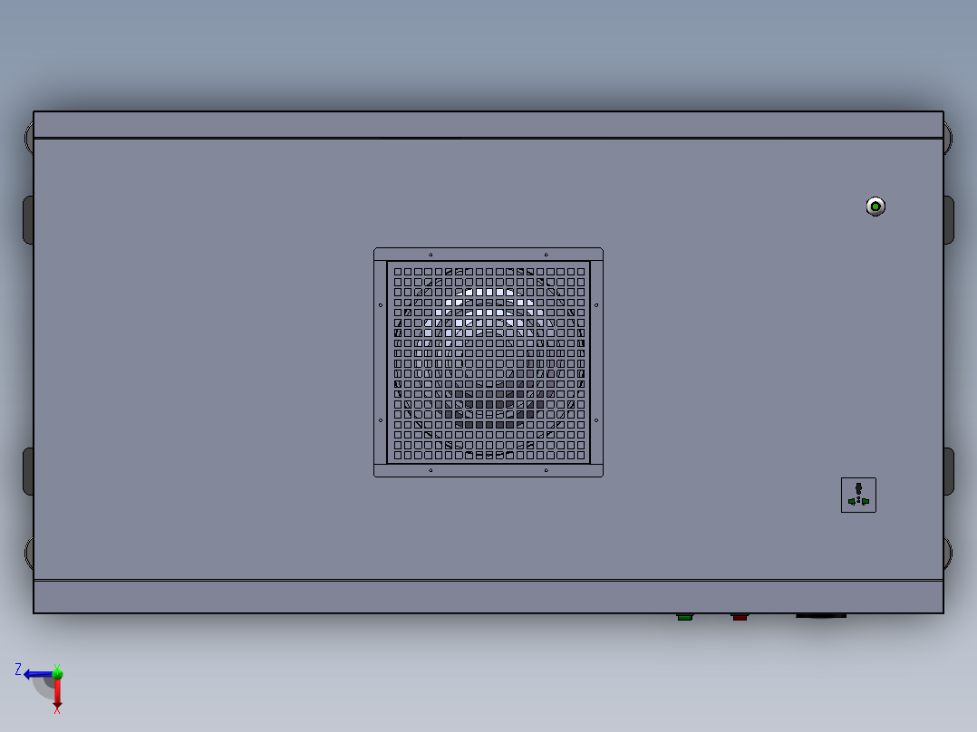 洁净工作台俯视图