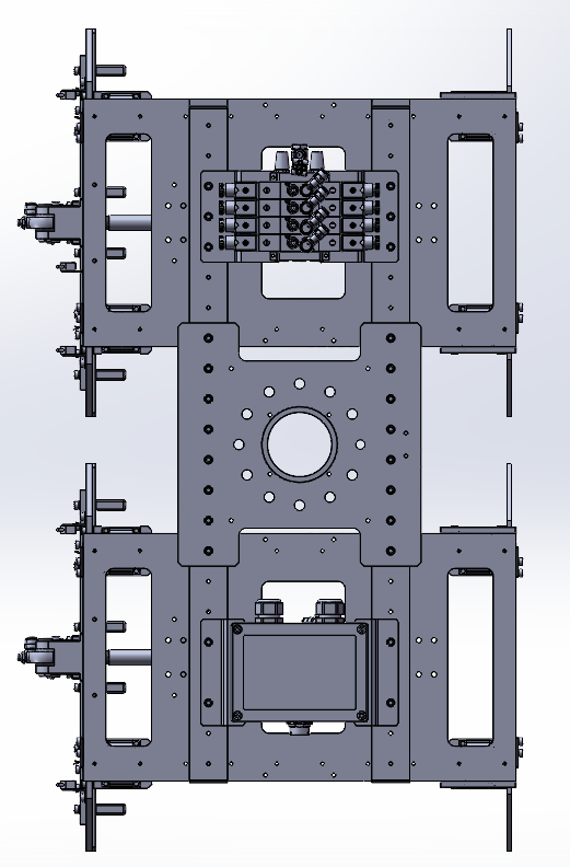 机器人用码垛夹具双工位