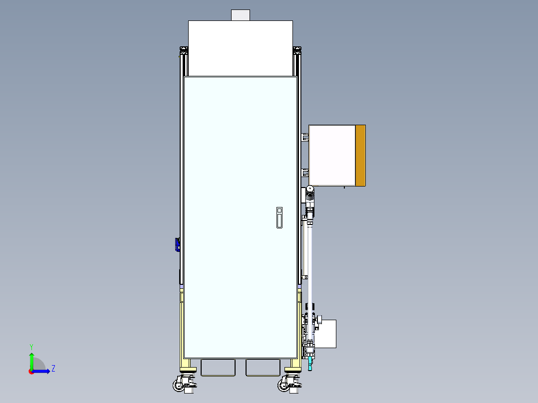 转向器轴承压装及护管翻边设备左视图