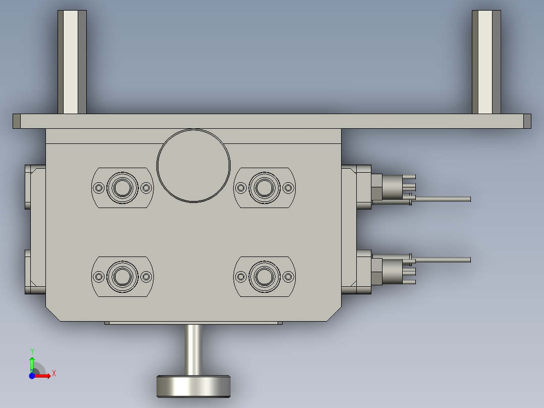 P127-SHY-加热段吹风部分前视图