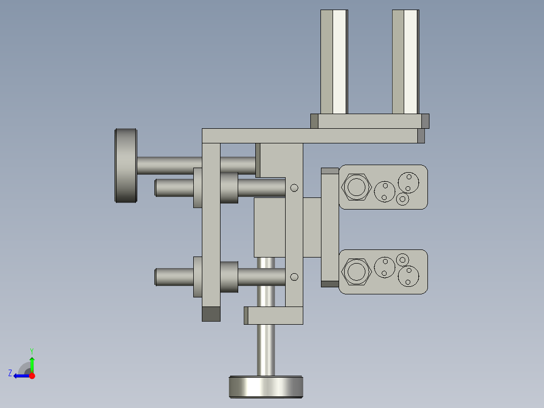 P127-SHY-加热段吹风部分右视图