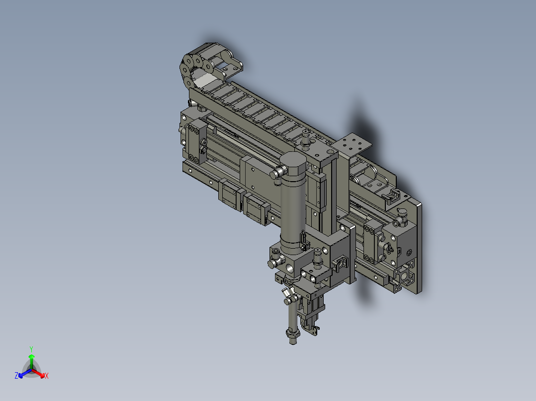 BBBB-正负极片装配机械手主视图