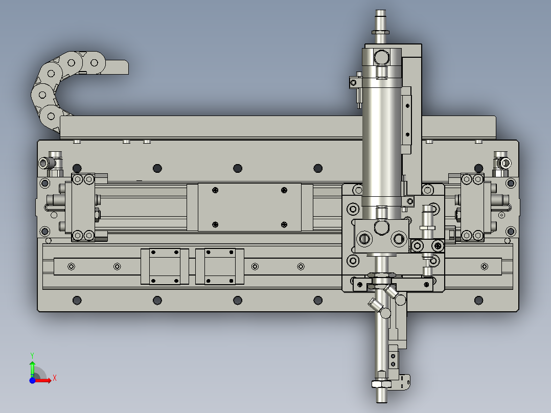 BBBB-正负极片装配机械手前视图