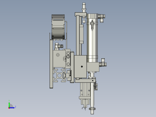 BBBB-正负极片装配机械手左视缩略图