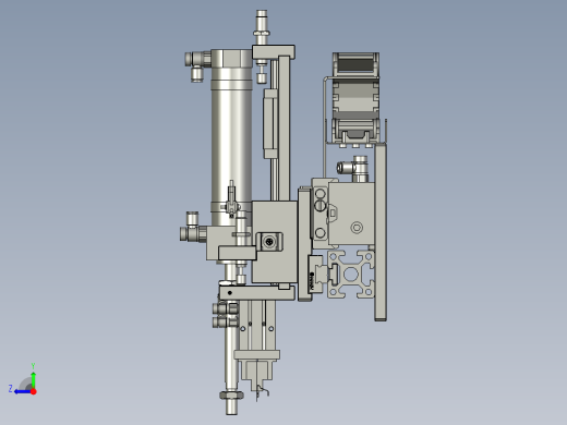 BBBB-正负极片装配机械手右视缩略图