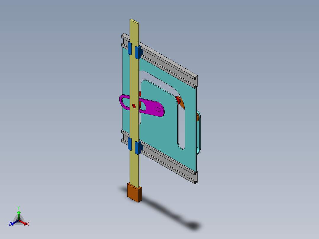 机制正等轴测图