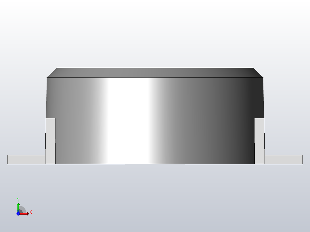 电子器件Buzzer (Speaker) SMD前视图