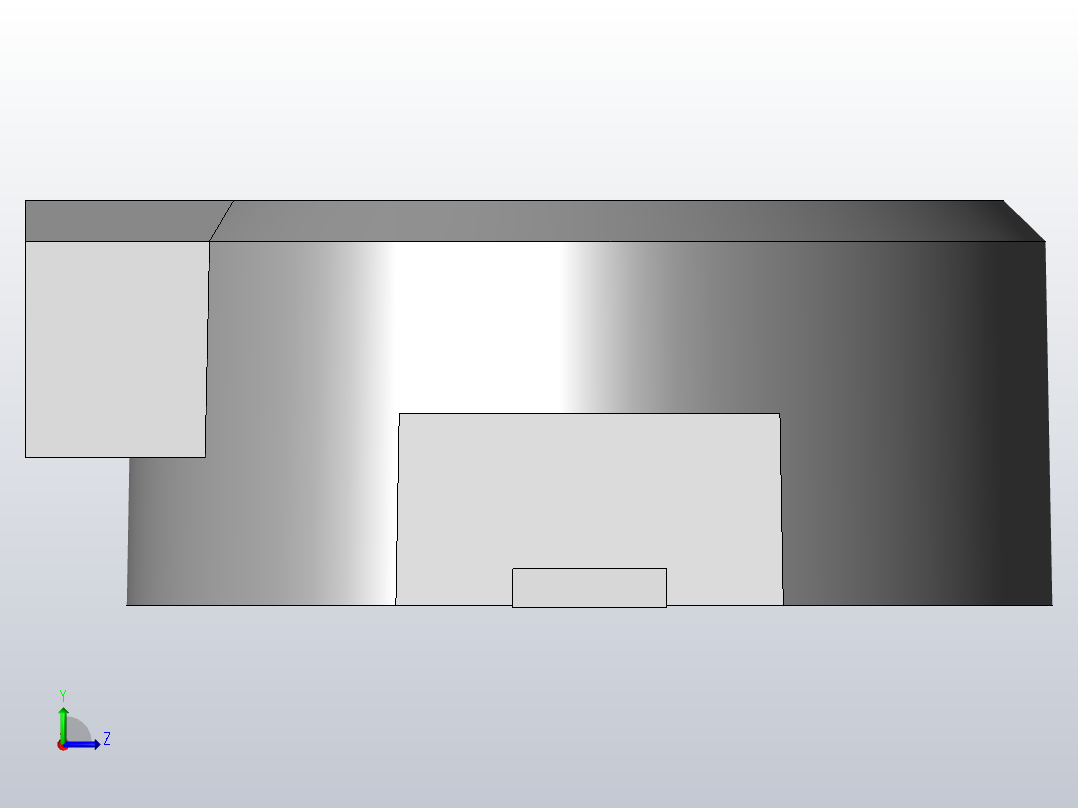 电子器件Buzzer (Speaker) SMD左视图