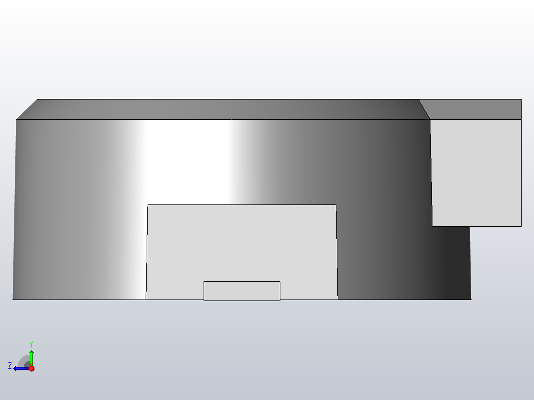 电子器件Buzzer (Speaker) SMD右视图