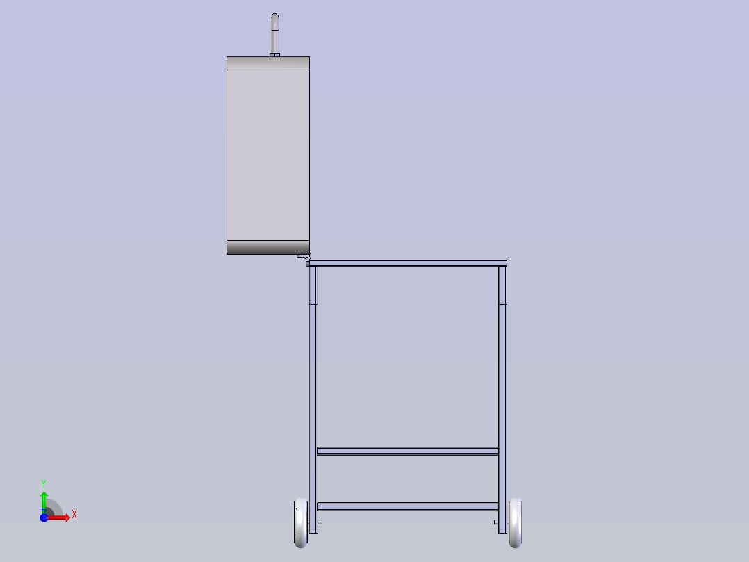 便携式户外烤箱主视图