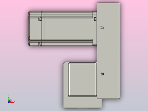 皮带直线轴半封闭可选导轨TPA-HNB-65S-90-L1150-RU-C-P10-N3前视缩略图