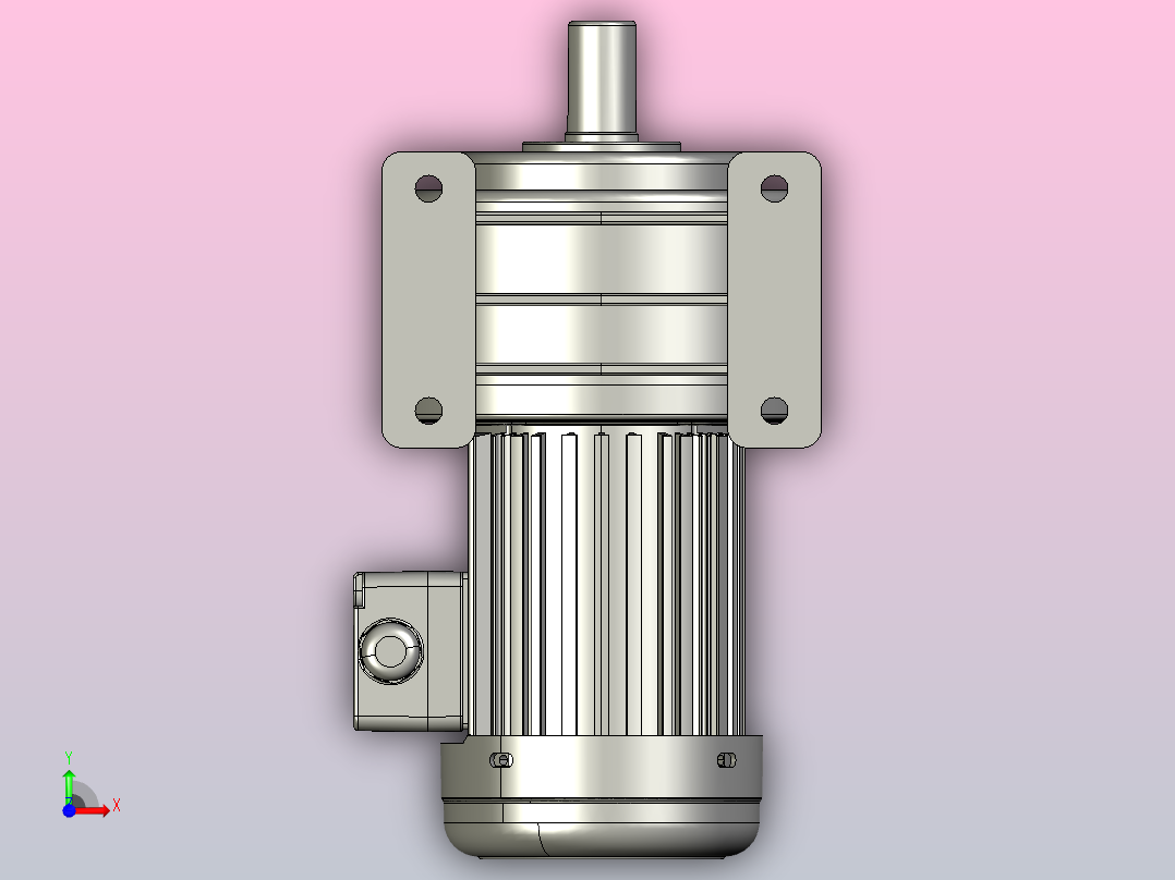 交流减速机ZHN200-S-100K-200K(28轴）前视图