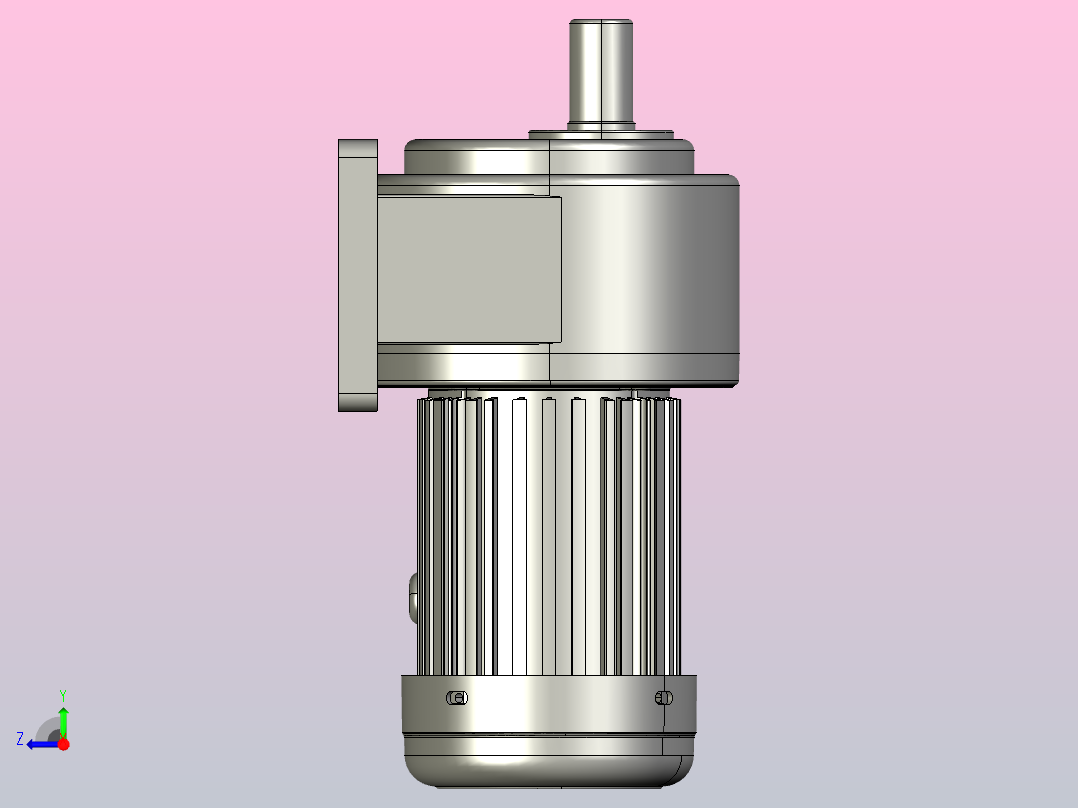 交流减速机ZHN200-S-100K-200K(28轴）右视图