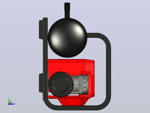 密尔沃基2加仑M18紧凑型压缩机左视缩略图