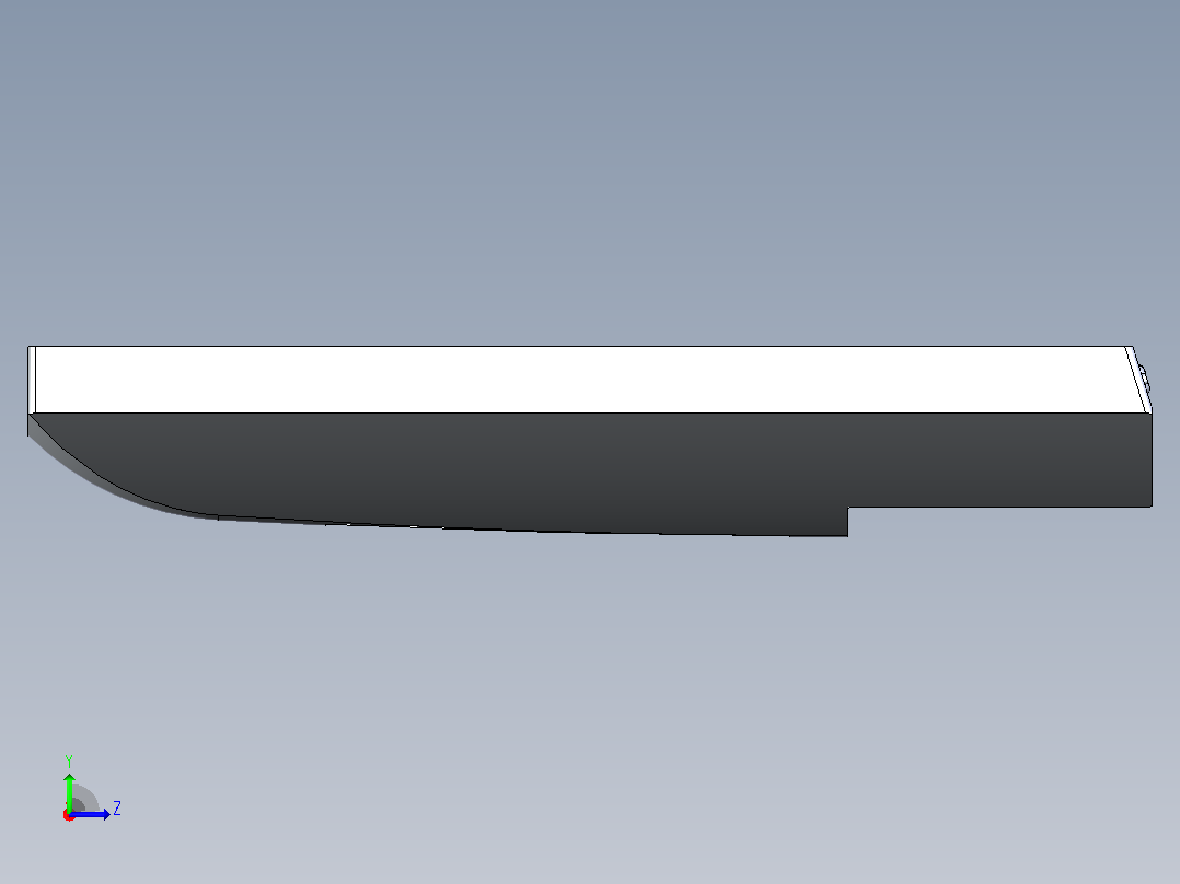 戴尔显示器SE2222H 3D 模型左视图
