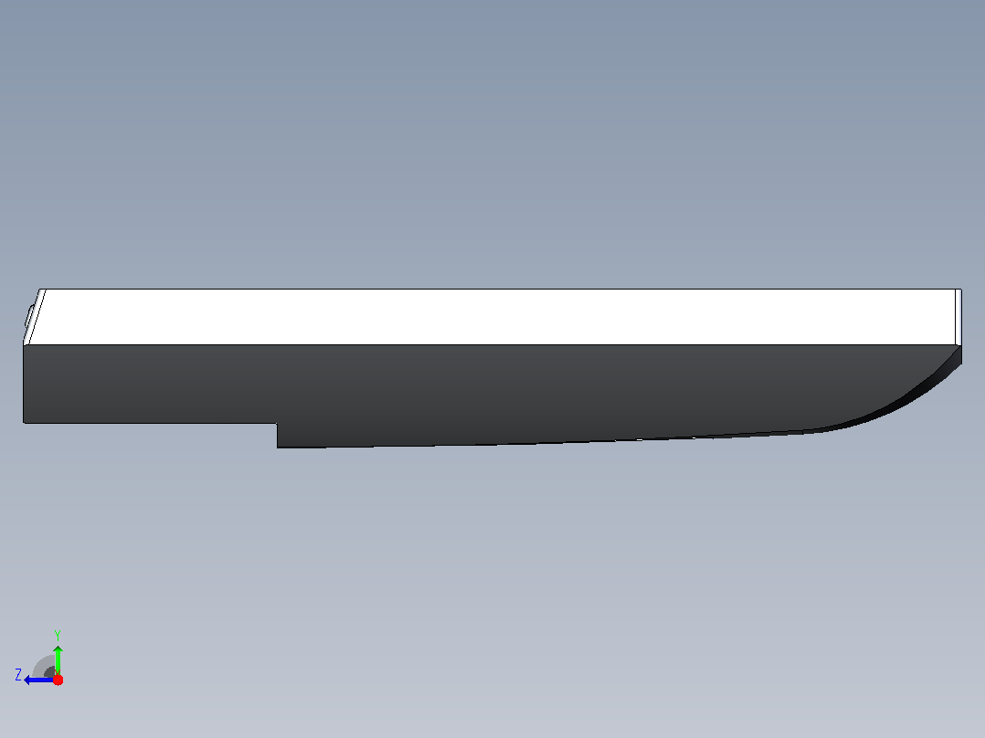 戴尔显示器SE2222H 3D 模型右视图