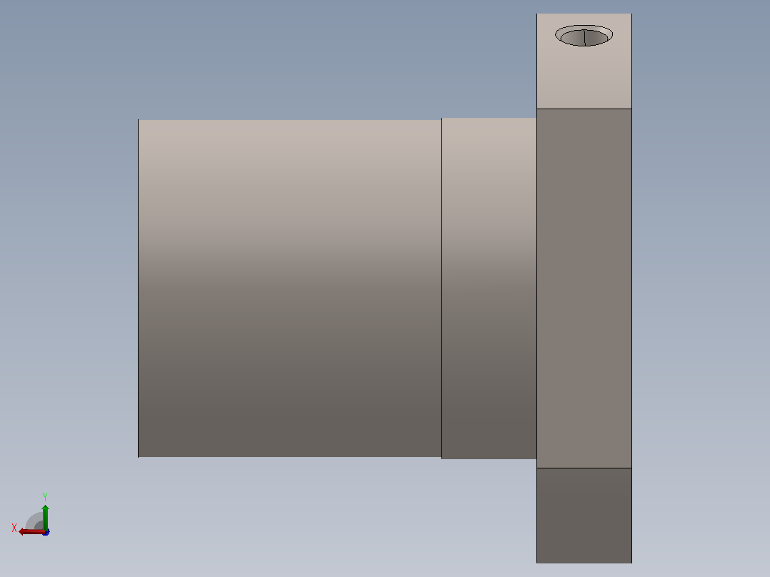 单螺母DEB后视图