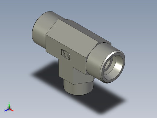 EO管接头三通异径管TR16 12 16S71X.stp