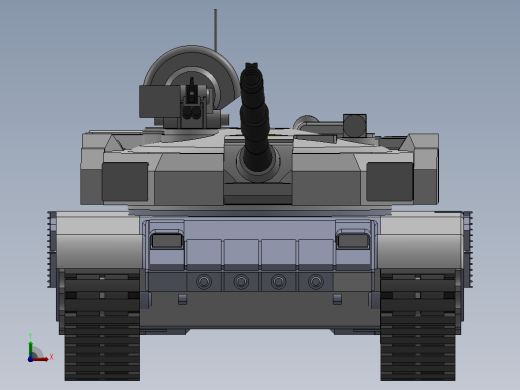 T-92 佩雷斯佩克蒂夫坦克前视缩略图