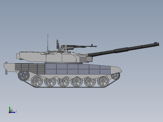 T-92 佩雷斯佩克蒂夫坦克左视缩略图