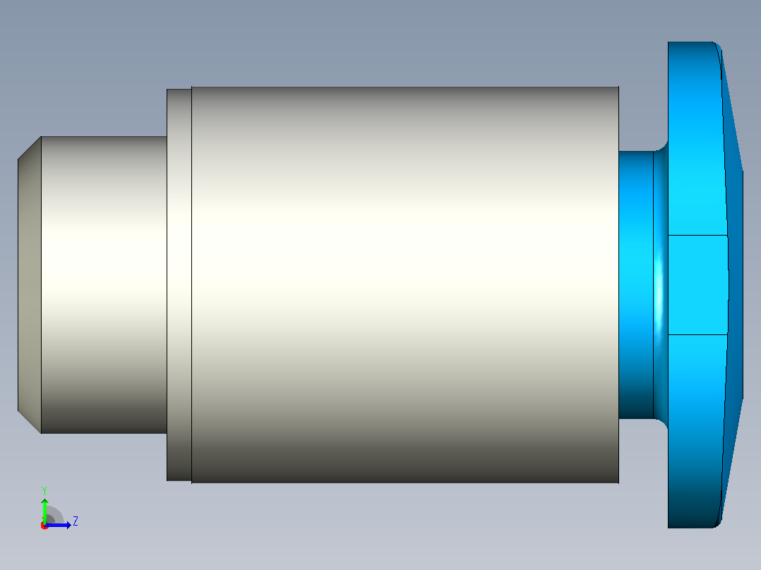 快插接头QSMP-M6X0.75-4左视图