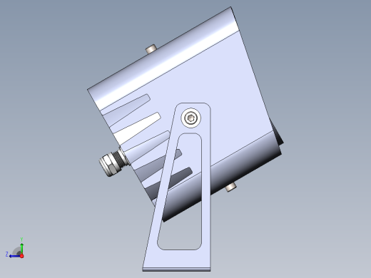 LED聚光灯原型右视缩略图