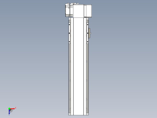 皮带直线轴半封闭可选导轨TPA-HNB-105D-90-L300-LP-C-P20-N3俯视缩略图
