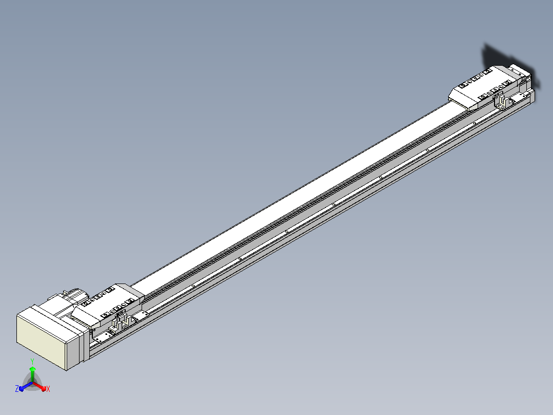 滚珠丝杠线性轴TPA-GCRS-50-1205C-L325-MR-M10-N3主视图