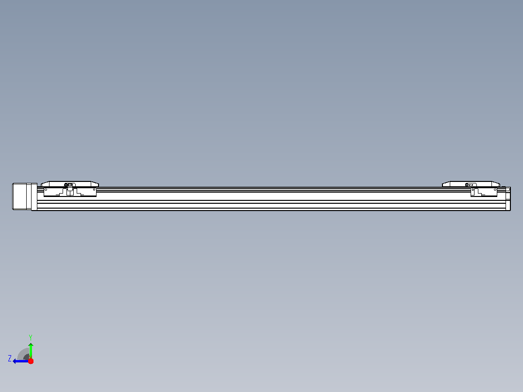滚珠丝杠线性轴TPA-GCRS-50-1205C-L325-MR-M10-N3右视图