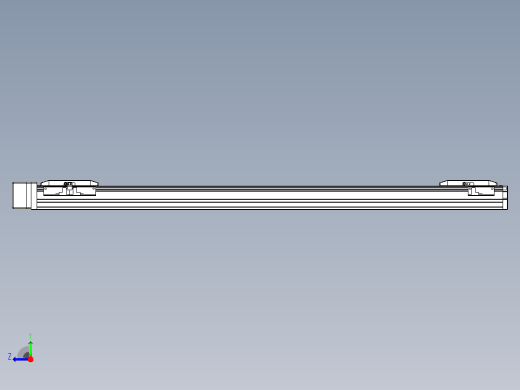 滚珠丝杠线性轴TPA-GCRS-50-1205C-L325-MR-M10-N3右视缩略图
