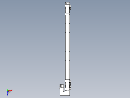 滚珠丝杠线性轴TPA-GCRS-50-1205C-L325-MR-M10-N3俯视缩略图