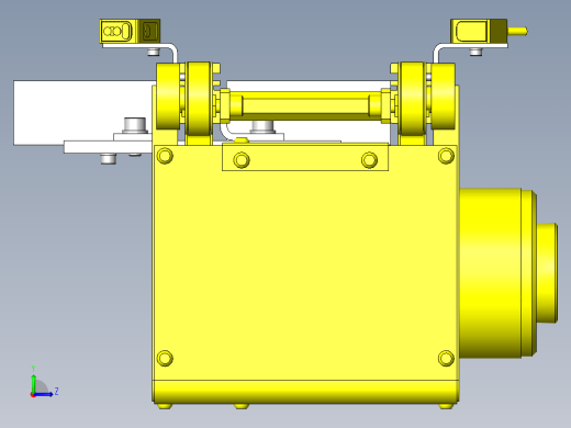 门连动升降机左视缩略图