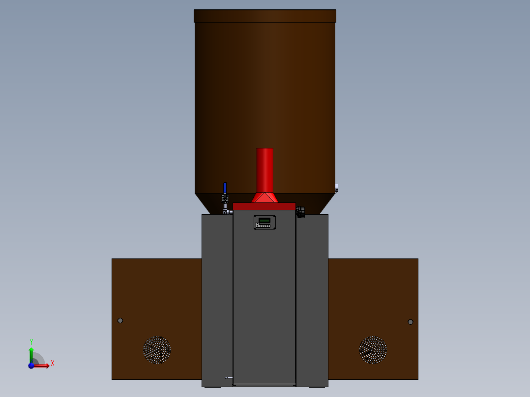 颗粒锅炉sw18可编辑前视图