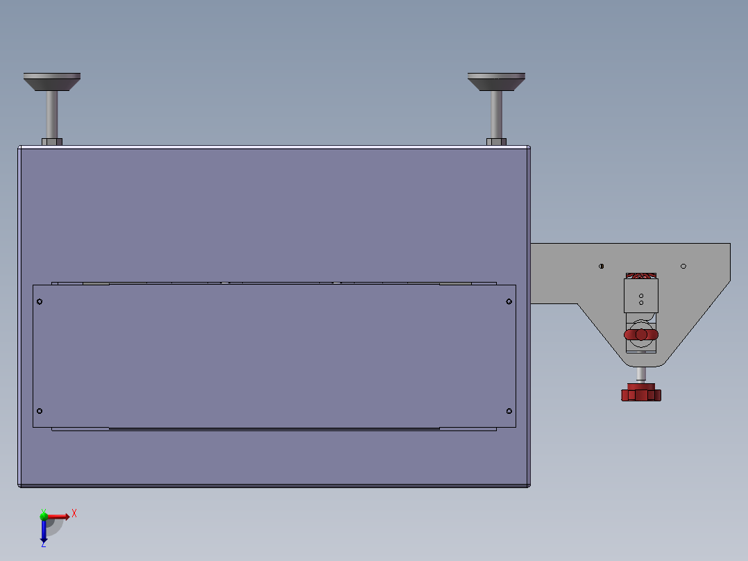 数控同轴剥线机3D图纸带CAD图 E280俯视图