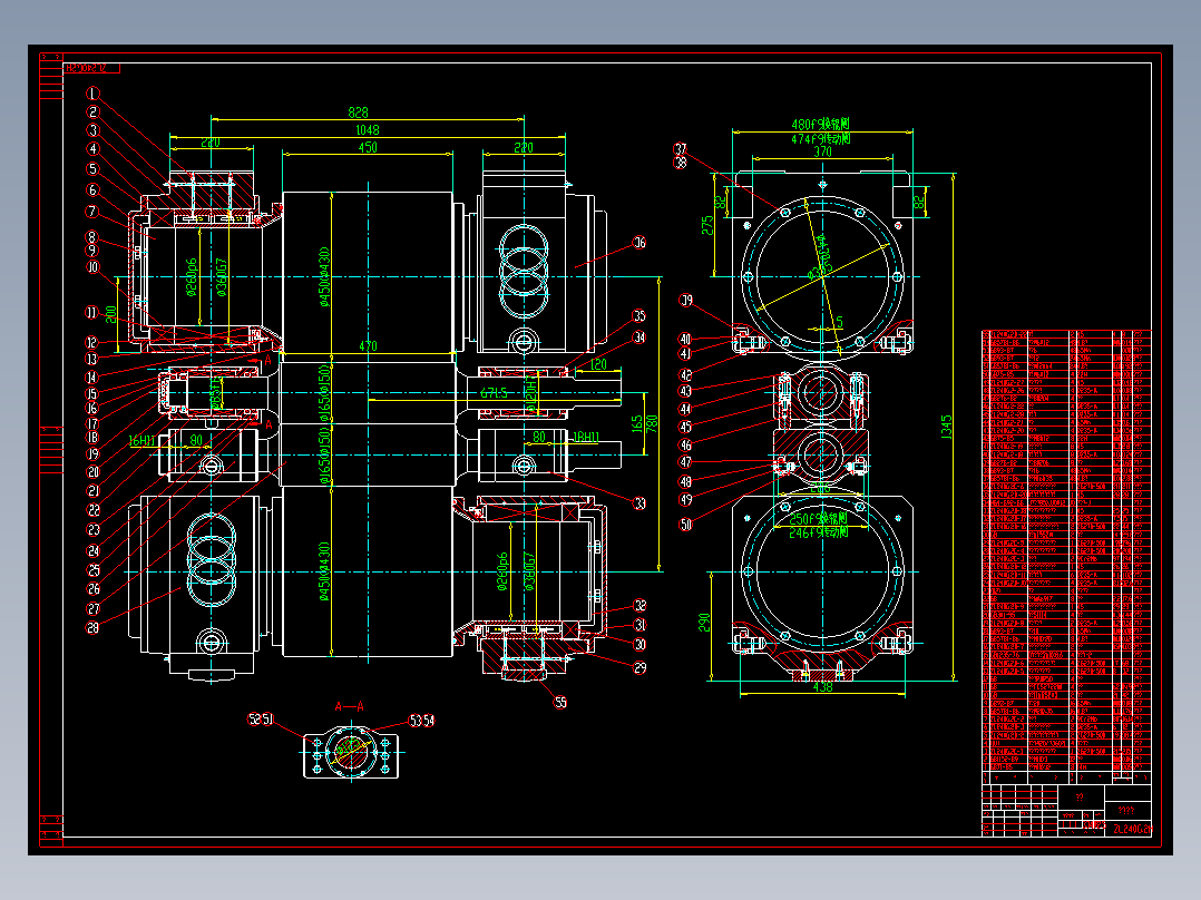 连轧辊系图全套30张