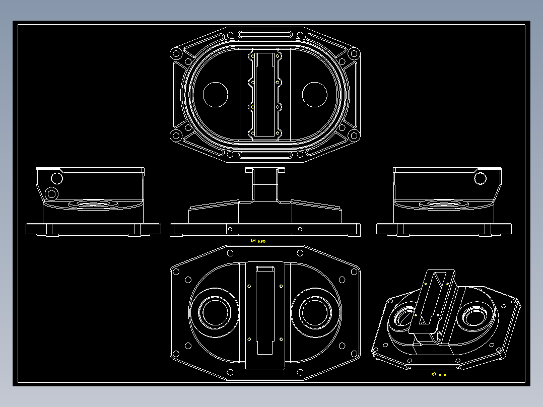 DW8-35Ⅱ“箱盖”零件【优秀含CAD图纸】