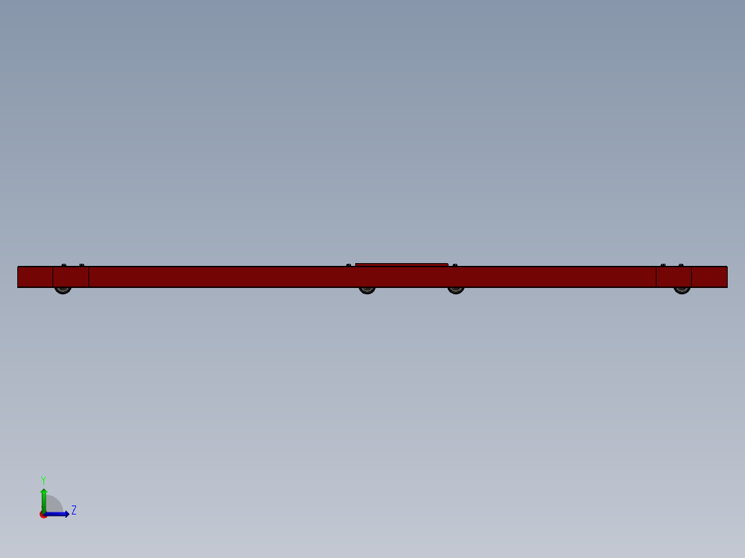 自动台车左视图