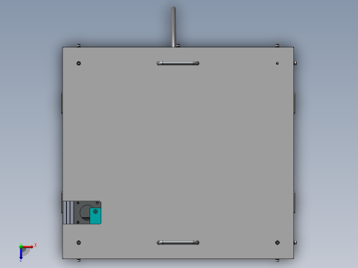产品自动装袋设备三维SW模型俯视缩略图