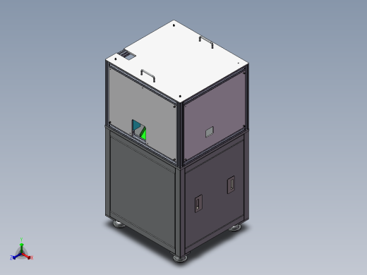 产品自动装袋设备三维SW模型正等轴测缩略图