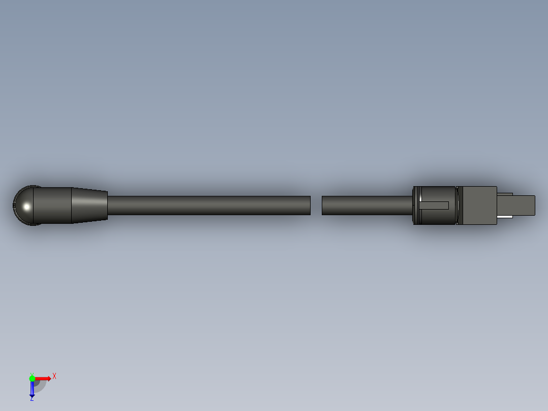 基恩士GT2-CHL2M_5M_10M_20M_2_kc图纸模型俯视图