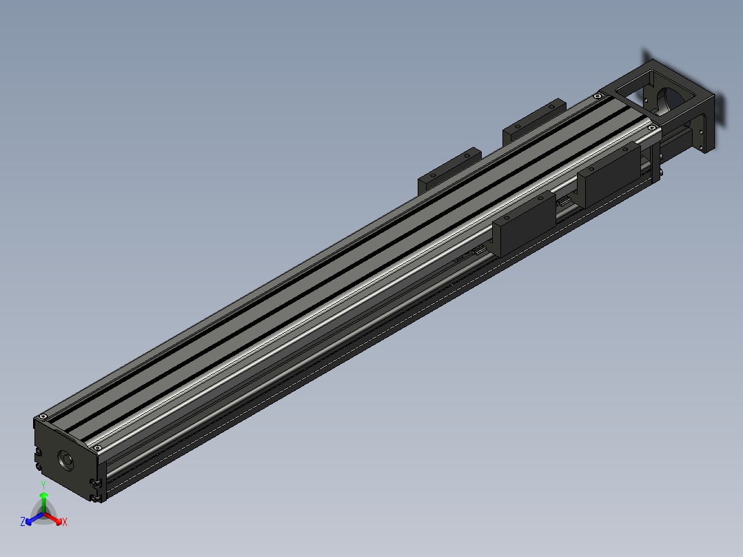 模组MK86-740A2-F0C正等轴测图
